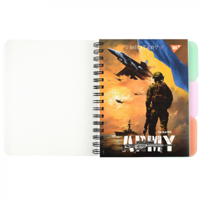 Блокнот Yes А5 Army Ukraine 144 аркуша пластикова обкладинка (681959) Вінниця - фото 1
