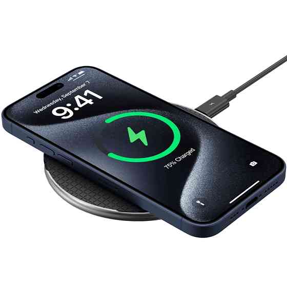 Зарядний пристрій Wireless Energizer WCP107 QI 15W чорний Винница