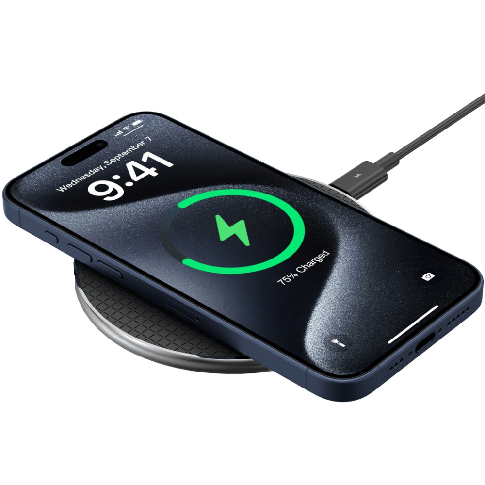 Зарядний пристрій Wireless Energizer WCP107 QI 15W чорний Винница - изображение 3