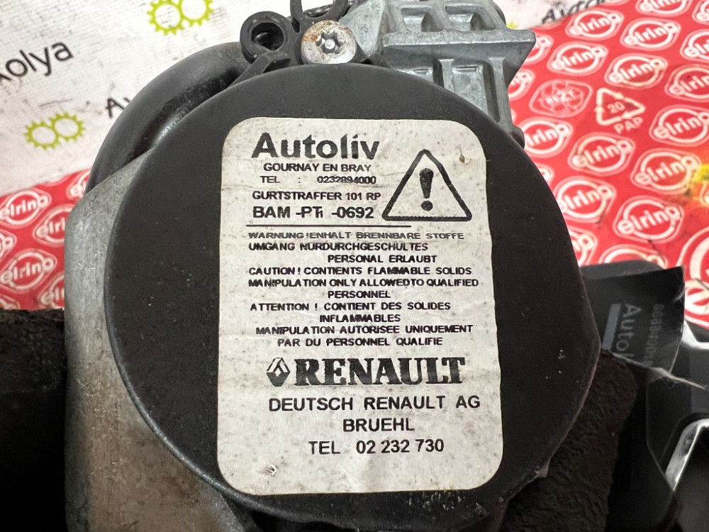 Ремінь безпеки передній лівий Renault Master III 2010-2024 (868840018R) Ковель - фото 2