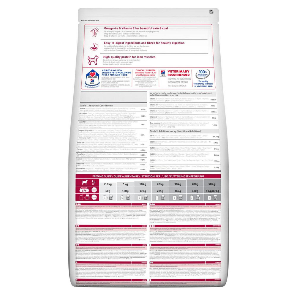 Hills Science Plan Canine Adult Medium Chicken (Хиллс СП Канин Эдалт для собак 1-6 лет средних пород 11-25 кг) Запорожье - изображение 2