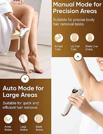 Епілятор IPL Hair Removal DYM-022 з охолодженням, лазерна епіляція, безболісна фотоепіляція для тіла Київ