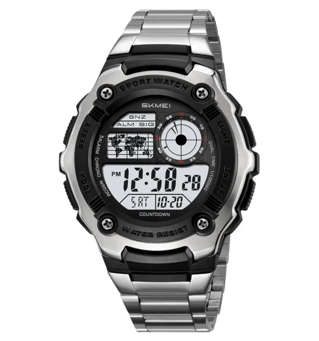 Часы мужские наручные Skmei 2473 Серебристый Винница - изображение 1