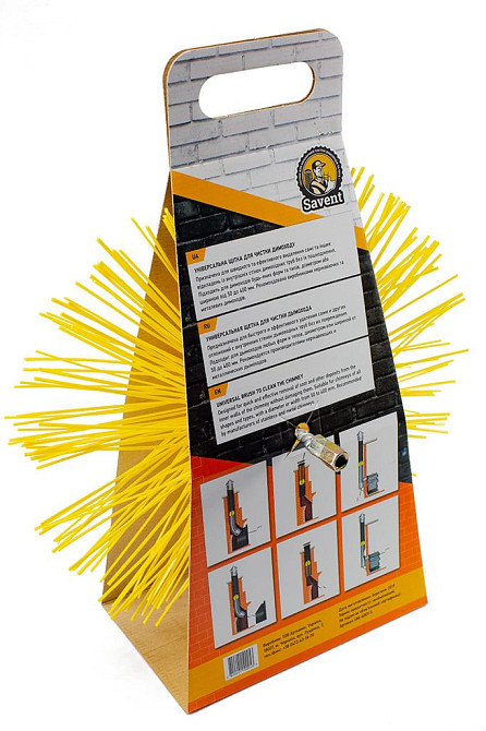 Щетка для чистки дымохода Savent 400 мм Киев - изображение 2