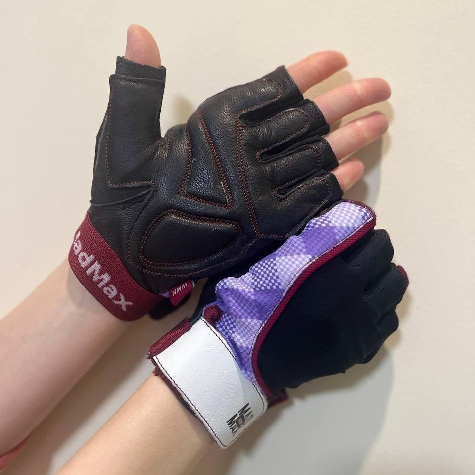 Рукавички для фітнесу MadMax MFG-911 Nine-eleven Black / perpito L Киев - изображение 6