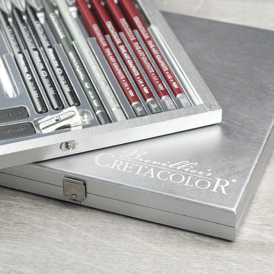 Набор для графики Silver Box 17шт Cretacolor Киев