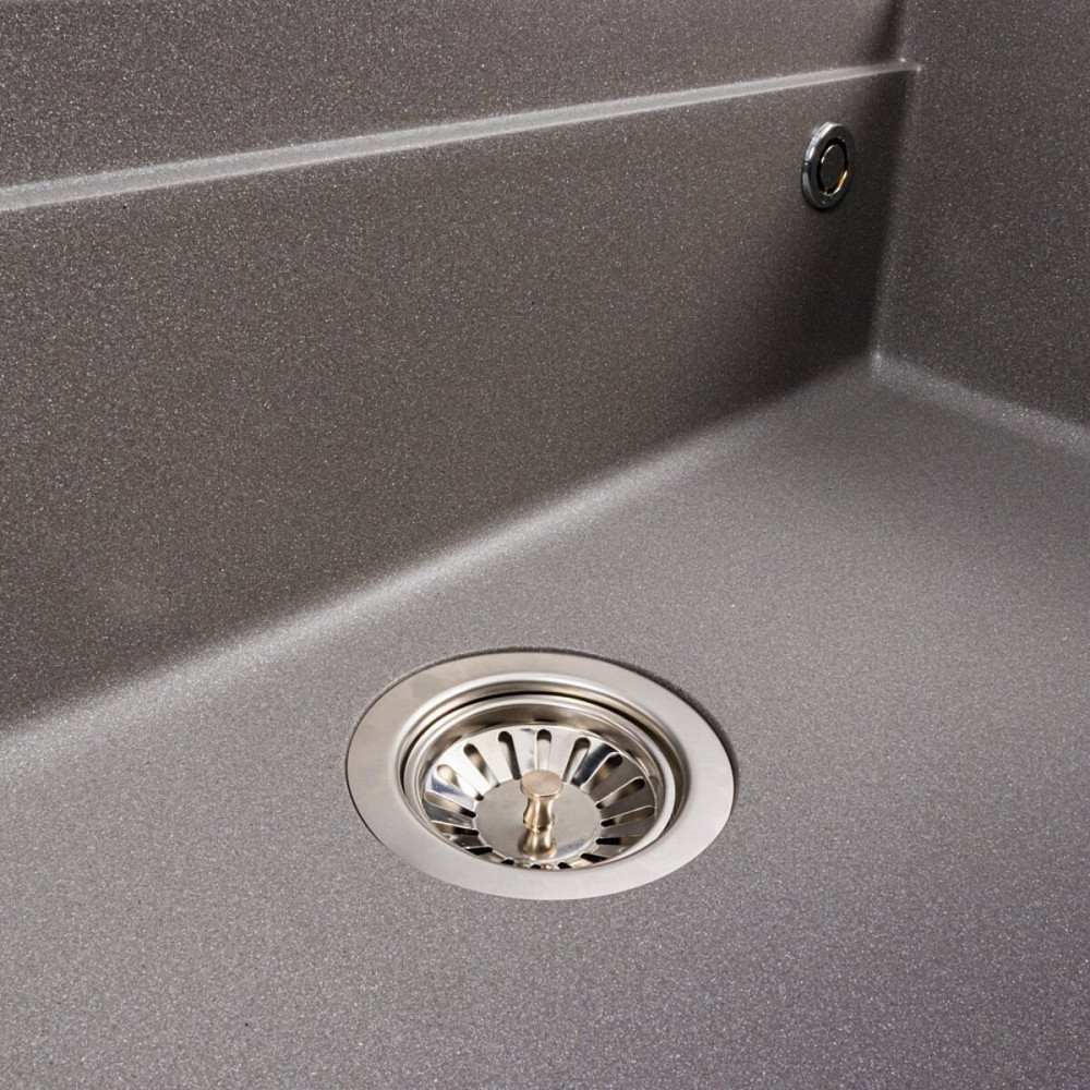 VALESO Гранітна мийка VALESO EVANORA 7546 матова Сірий мусон Киев - изображение 7