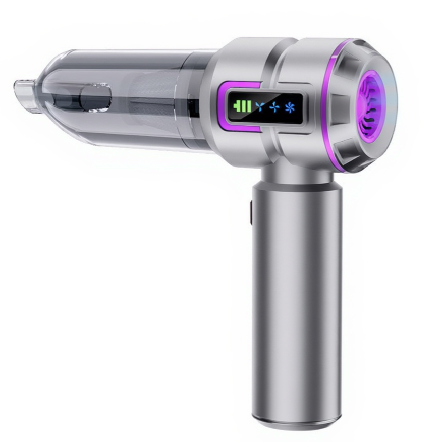 ABS Автомобільний ручний пилосос 4 в 1 6000 мАг Сірий HP-11-6697BSV Коломыя - изображение 2