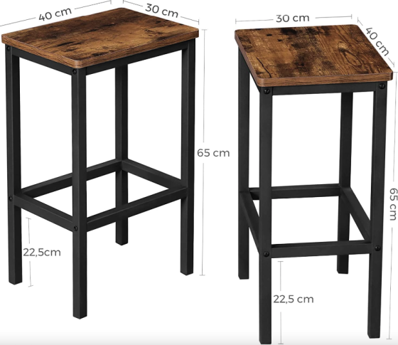 Барний стілець Leobert Corner 2 штуки в стилі Loft Київ