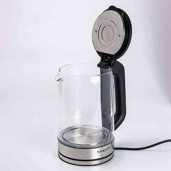 Sokany Чайник електричний Sokany SK-09013 2.5 літра прозорий Коломыя