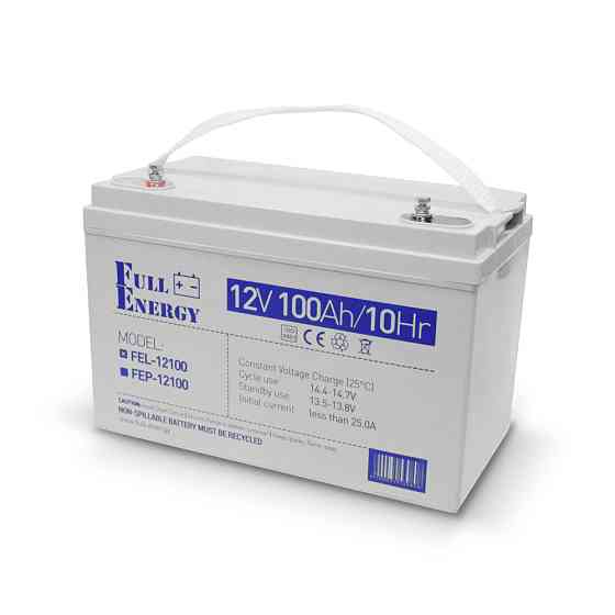 Акумулятор гелевий 12В 100А·год для ДБЖ Full Energy FEL-12100 Киев