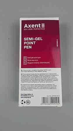 Ручка кулькова автоматична "AXENT Colibri 1062" СИНЯЯ (12 шт.) Харків