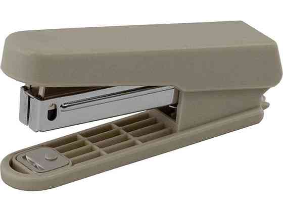 Степлер пластиковый до 10арк. (скобы No10), JOBMAX, серый BM.4101-09 ТМ BUROMAX Solmir Киев