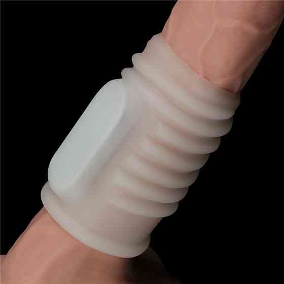 Насадка на член - Vibrating Spiral Knights Ring White Sex Aura Київ