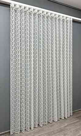 Тюль VR-Textil 2001т Жаккард Молочный 400х270 см (42-1042) Киев