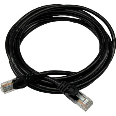 Патч-корд 15м UTP cat.5e, CCA, 24AWG, black GEAR (GPC-UTPCCARJ45-15B) Винница - изображение 2