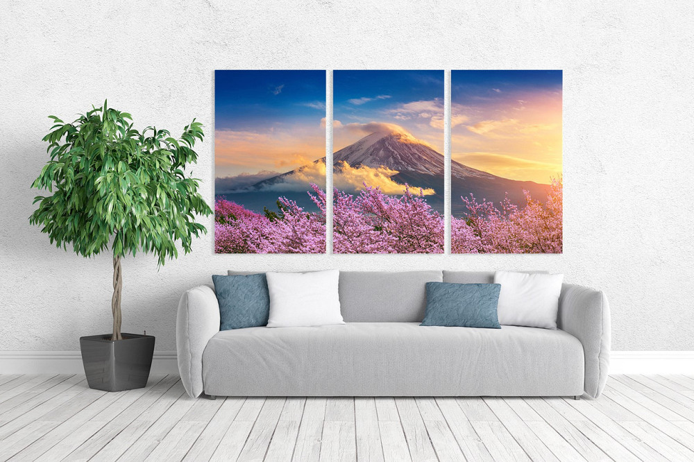 Модульная картина в гостиную / спальню   Природа    ART-146_3A 70х130 см Киев - изображение 2