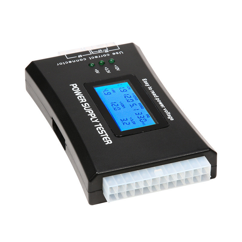 Тестер блоков питания ATX BTX ITX с ЖК-дисплеем 20/24pin SATA Molex индикатор напряжения для ПК Киев - изображение 6