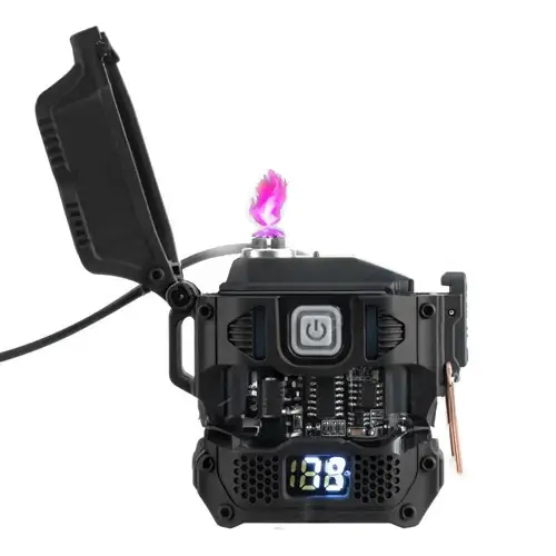 Ліхтар запальничка Multifunctional D54-2LED + BOX LCD Type-C (3+1 режими) Вінниця - фото 7