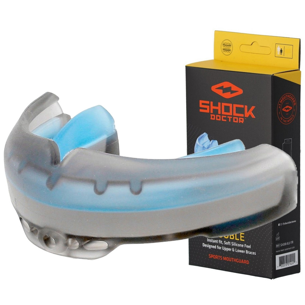 Капа Shock Doctor Ultra Braces під брекети доросла (вік 12+) Black (art. 4701-BK-AD) Кам'янське - фото 1