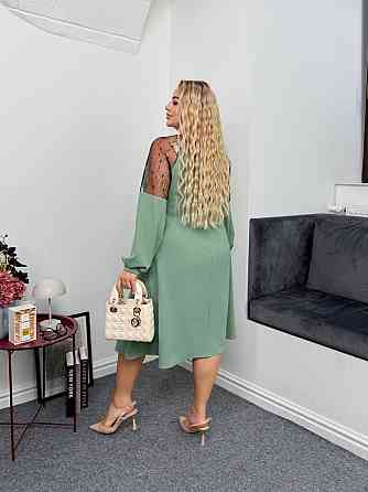 Женское платье со вставками из сеточки Одесса