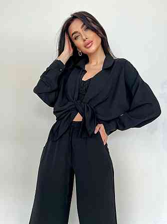 Женский стильный привлекательный костюм американский креп Одесса