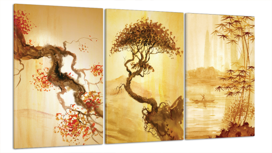 Модульна картина Абстракція Дерево Art-41_B3 Київ