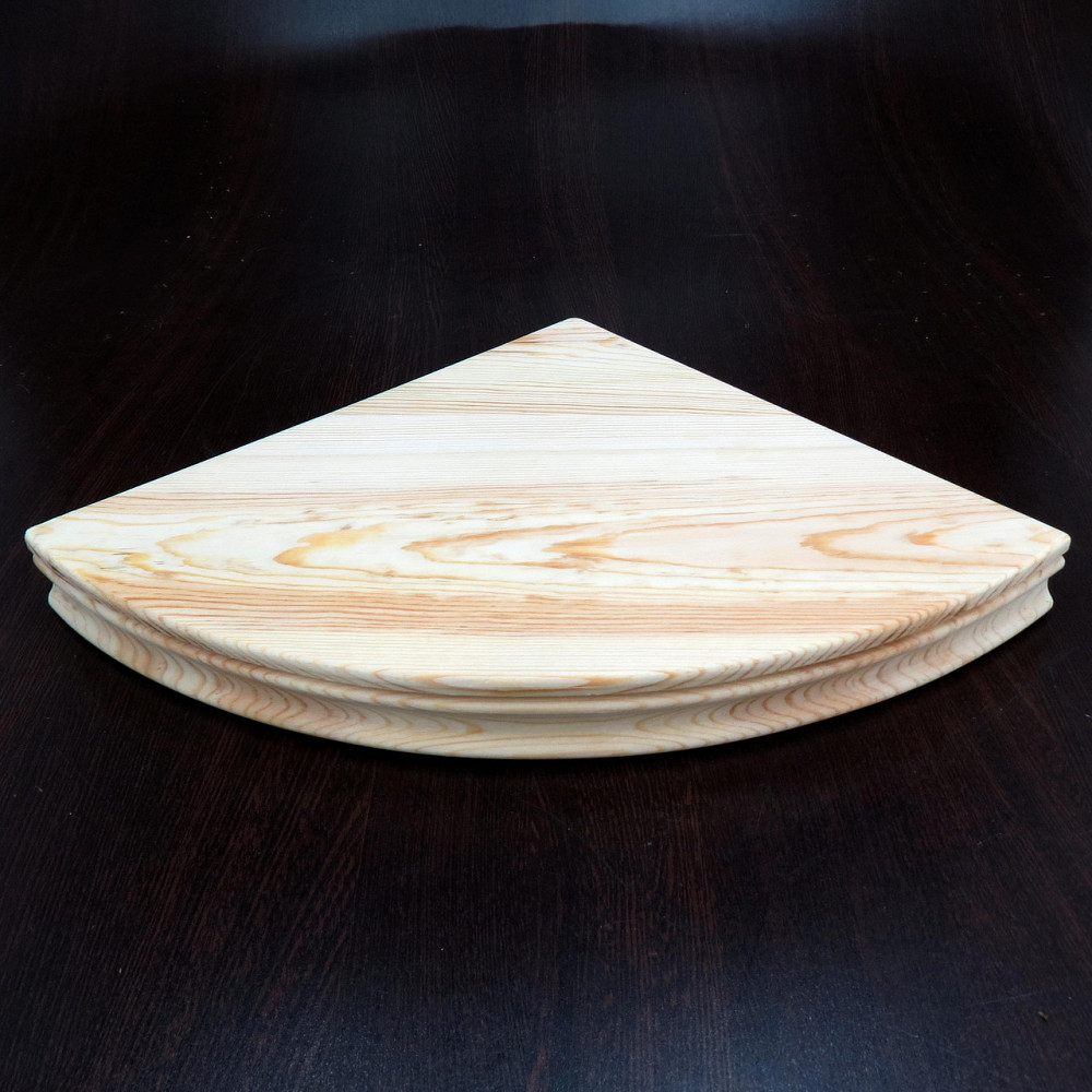 Угловая настенная полка 