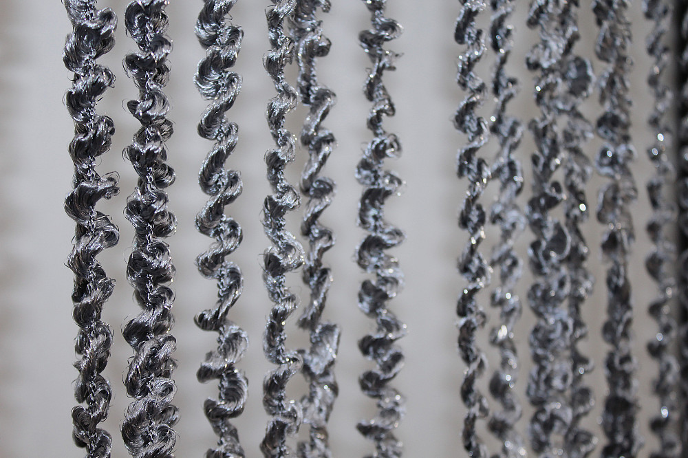 Штори-нитки спіраль з люрексом Темно-сірий 300х300см 1 шт (61-025) Київ - фото 6