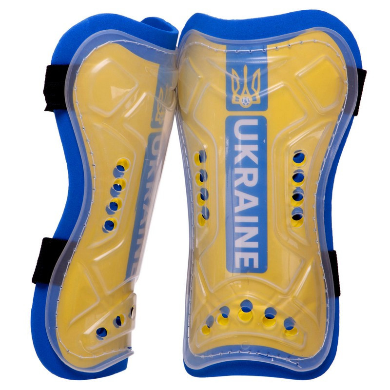 Щитки футбольні Zelart FB-4888 М Вишнёвое - изображение 1