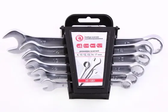 Набір ключів ріжково-накидних 6 ед. Intertool (8-17м) Вінниця