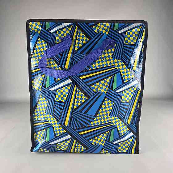 Сумка господарська, поліпропіленова, з кольоровим малюнком No1 Малюнок-Карта (34x40x20) (1 шт.) Харків