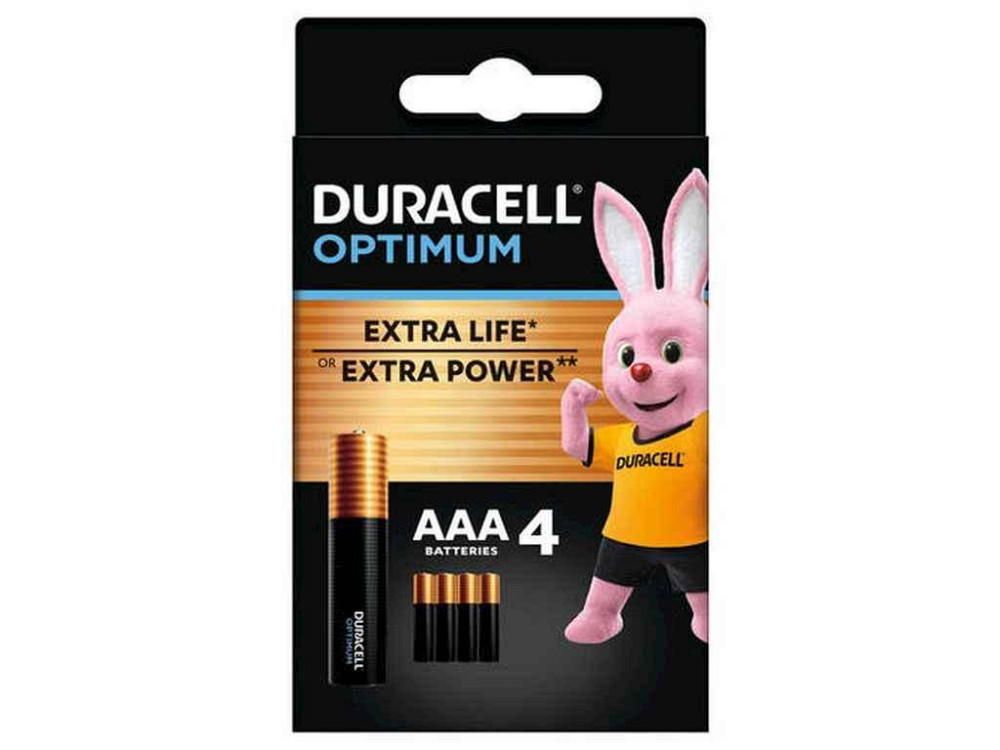 Батарейка лужна LR03/AAA 4шт (блістер) OPTIMUM CEE GEN3 58726 ТМ DURACELL Solmir Київ - фото 1