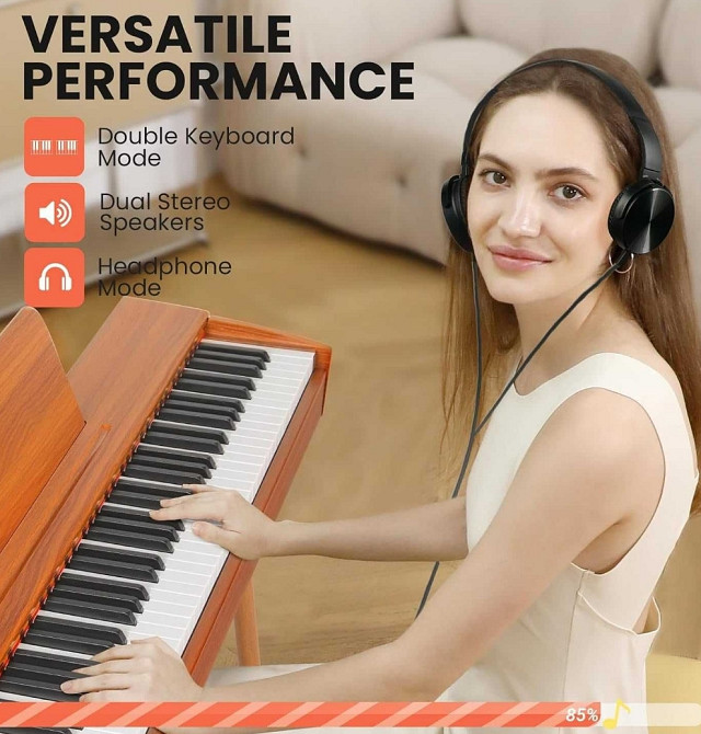 Цифровое пианино Fesley FEP760 (стойка, 3 педали, пюпитр, адаптер) Харьков - изображение 1