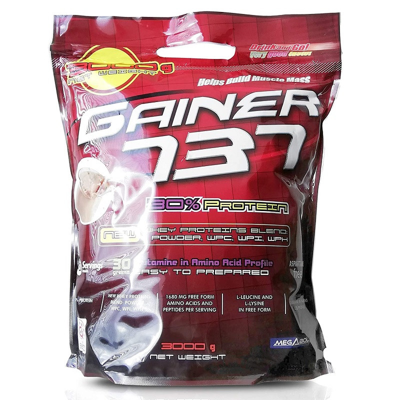 Гейнер Megabol Gainer 737 (30% protein ) 3000 g (Cookies) Луцк - изображение 1