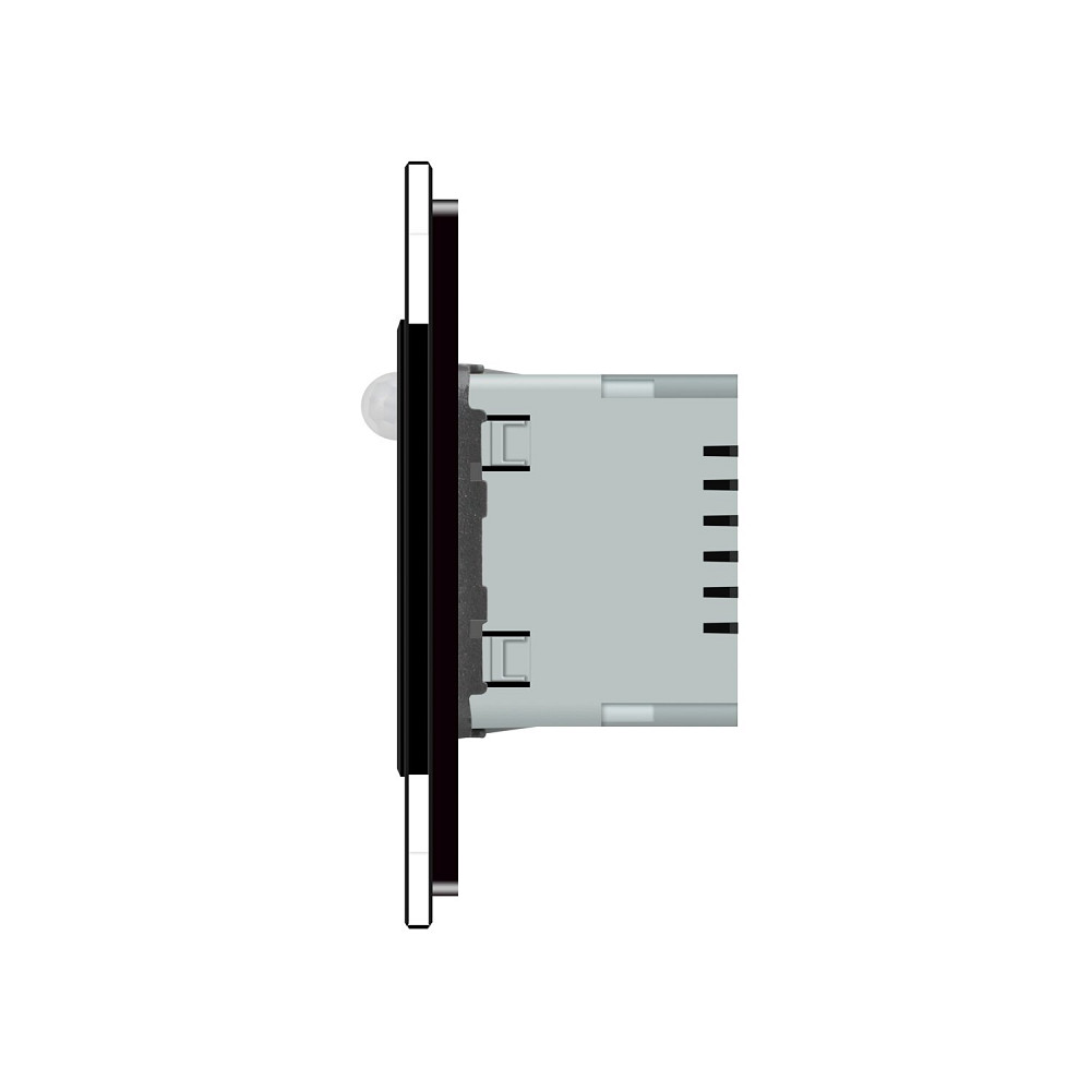 Cвітильник автоматичний для сходів підлоги датчик руху темряви, чорний, 2700K, 220В, 0.35Вт, огляд 120°, затримка 40с, дальність 4м LIVOLO (VL-C7FCL-2 Коломия - фото 6