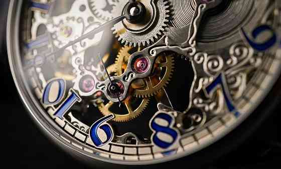 Ексклюзивний чоловічий наручний годинник скелетон на подарунок. Київ