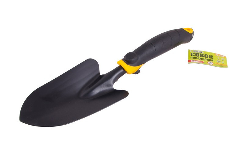 Совок посадочный MASTERTOOL с пластиковой ручкой и TPR покрытием 340х85 мм 14-6170 Ровно - изображение 1