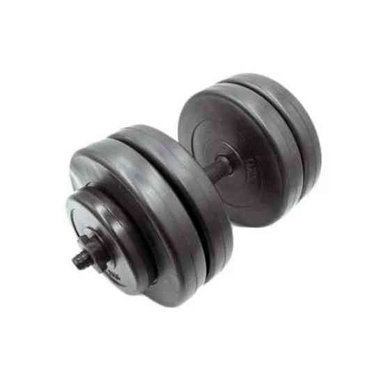 Гантель наборная композитная в пластиковой оболочке Rock pro 23 кг NE-PL-G-023 Винница