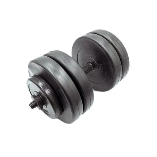 Гантель наборная композитная в пластиковой оболочке Rock pro 23 кг NE-PL-G-023 Винница - изображение 1