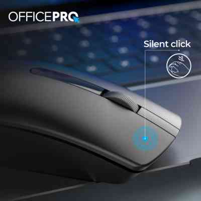 Мышка OfficePro M175B Silent Click Wireless Black (M175B) Винница