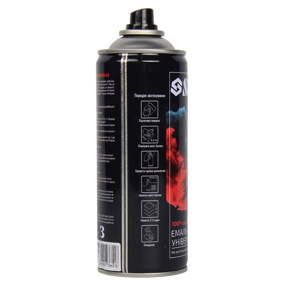 Емаль аерозольна акрилова 400 мл RAL 9010 білий мат SIGMA (2736621) Київ - фото 3