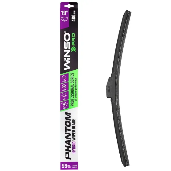 Гібридна щітка WINSO PRO PHANTOM 19” (118480) – бездоганне очищення та надійність в будь-яку погоду Ковель