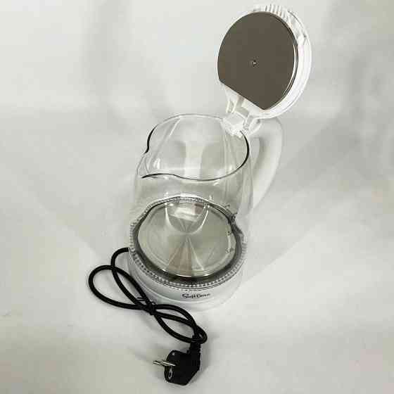 Електрочайник з підсвічуванням для кип'ятіння Suntera, Електрочайник скляний з підсвічуванням потужний AB-39 Івано-Франківськ