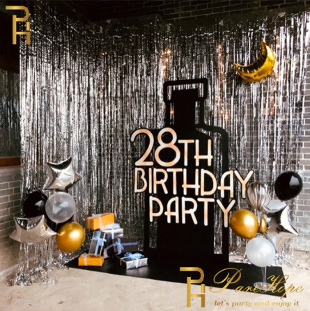 Дождик для фотозоны 2 м на 1м черный Киев - изображение 4