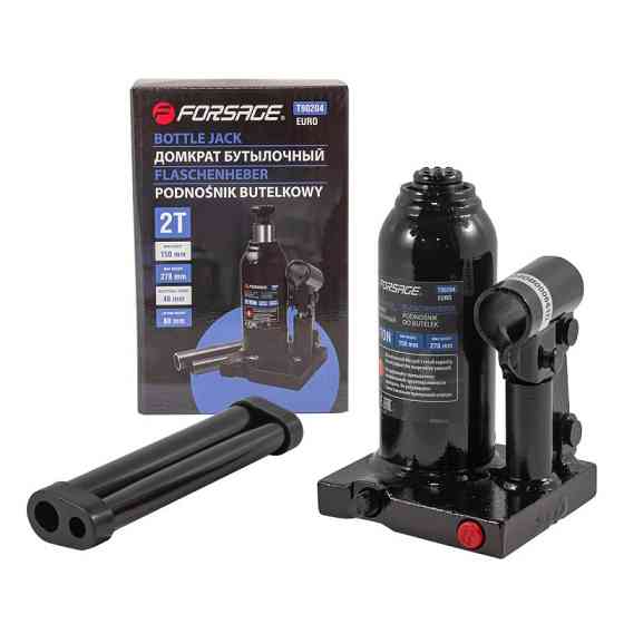 Домкрат пляшковий 2т (h min 181мм, h max 345мм) з клапаном Одеса