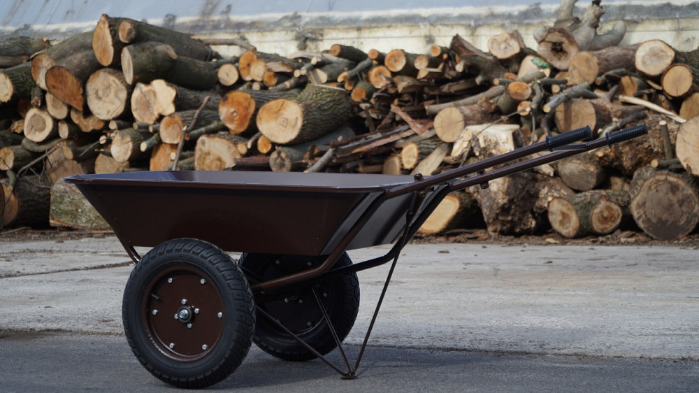 Тачка строительная Garden joys 390 Шоколад Тачка строительно-садовая Тачка на больших колесах Белая Церковь - изображение 6