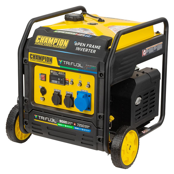 Генератор инверторный Champion C9000BT трехтопливный  бензин пропан природный газ Максимальная мощно Дніпро - фото 4