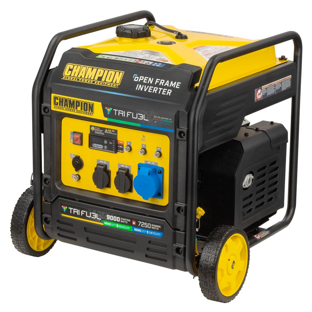 Генератор инверторный Champion C9000BT трехтопливный  бензин пропан природный газ Максимальная мощность 9 кВат Киев - изображение 4