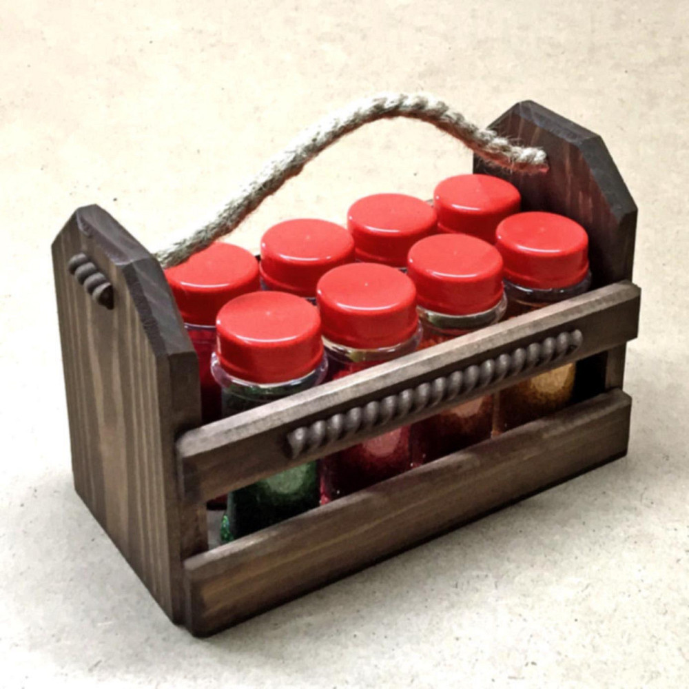 Органайзер для спецій "Баффало 8" мокко Миколаїв - фото 1